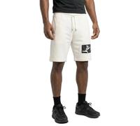 HUGO Shorts aus Baumwoll-Terry mit Artwork-Patch - Style Darispan, 50563466 Natur M