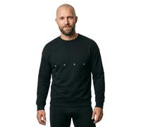 HUGO Oversize Sweatshirt mit Rücken-Print in Black, Größe L
