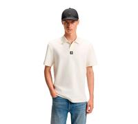 HUGO Regular Fit Poloshirt aus reiner Baumwolle Modell 'DEABONO_D' in Kitt, Größe S