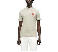 Poloshirt HUGO "Dereso", Damen, Gr. XL, light, pastel grün337, Jersey, Obermaterial: 100% Baumwolle, unifarben, slim fit normal, Rundhals, Bündchen, Shirts, Slim Fit, Kurzarm, HUGO Weblabel (40505447-