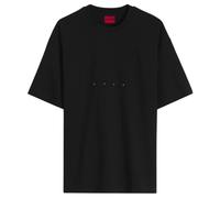 HUGO Oversize-Fit T-Shirt aus Baumwolle mit Logo-Mix - Style Devrolo, 50568251 Schwarz XXL
