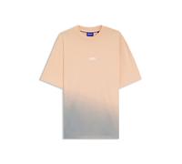 HUGO Dip-dyed T-Shirt aus Baumwoll-Jersey mit Logo - Style Nalono_F, 50560732 Hellorange XL