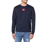 HUGO Regular-Fit Sweatshirt aus Baumwoll-Terry mit Logo-Etikett - Style Diragol212, 50447964 Dunkelblau XS