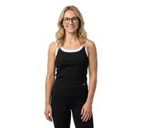 HUGO Extra-Slim-Fit Tanktop aus Baumwolle mit mehrlagigem Design - Style Dorough_B, 50564401 Schwarz / Weiß XS