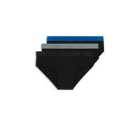 HUGO Dreier-Pack Slips aus Stretch-Baumwolle mit Logos am Bund - Style HIPBRIEF TRIPLETPACK, 50532570 Schwarz XXL