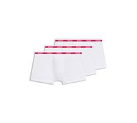 HUGO Dreierpack Boxershorts aus Stretch-Baumwolle mit Logo-Bund - Style TRUNK TRIPLET PLANET, 50492375 Natur S