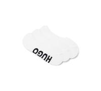 HUGO Dreier-Pack Füßlinge mit großen Logos - Style 3P SL LOGO CC, 50541589 Weiß 43-44
