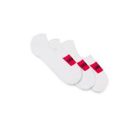 HUGO Dreierpack Füßlinge mit roten Logo-Etiketten - Style 3P LC LABEL CC, 50496082 Weiß 43-46