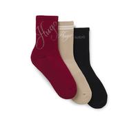 HUGO Dreierpack kurze Socken - Style 3P QS SHINY LOG CC W, 50567785 Gemustert 35-38