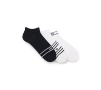 HUGO Dreierpack Sneakers-Socken mit Streifen-Details - Style 3P AS NAUTICAL CC, 50564869 Weiß / Schwarz 43-46