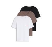 HUGO Dreierpack T-Shirts aus Baumwolle - Style T-SHIRT RN TRIPLET P, 50532811 Gemustert M