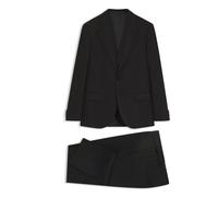 HUGO Dreiteiliger Slim-Fit Anzug aus Twill - Style Henry/Getlin242V2X, 50554744 Schwarz 44