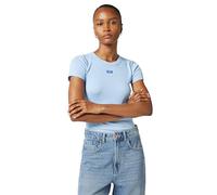 Hugo Blue Slim Fit T-Shirt aus Baumwoll-Mix Modell 'EASY TEE' in Hellblau, Größe S