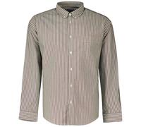 Langarmhemd HUGO BLUE "Ebill", Herren, Gr. L, N-Gr, weiß (open weiß121), Web, Obermaterial: 100% Baumwolle, unifarben, oversize hüftbedeckend, 1-Knopf-Manschette mit Schlitz, Hemden, oversize (6626344