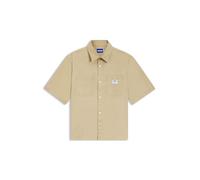 HUGO Oversized-Fit Hemd aus strukturierter Baumwolle mit aufgesetzten Taschen - Style Ebwin, 50560733 Beige L