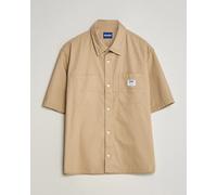 HUGO Ebwin Workwear Short Sleeve Shirt Medium Beige Beige M