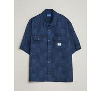 HUGO Ekyno Workwear Short Sleeve Shirt Dark Blue Blau M