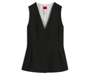 HUGO Elegant geschnittene Weste mit Schößchen - Style Anena, 50564262 Schwarz 38