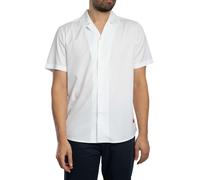 HUGO Relaxed-Fit Hemd aus Baumwoll-Popeline - Style Ellino, 50560584 Weiß XL