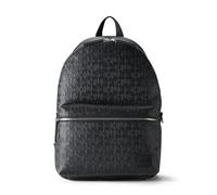 HUGO Rucksack mit Allover-Label-Muster Modell 'ETHON2.0HI' in Black, Größe 1