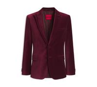 HUGO Extra Slim-Fit Blazer aus Baumwoll-Samt - Style Arti264F2X, 50570542 Dunkelrosa 54