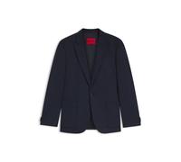 HUGO Extra Slim-Fit Blazer aus meliertem Performance-Stretch-Flanell - Style Arti253F1X, 50547500 Dunkelblau 50