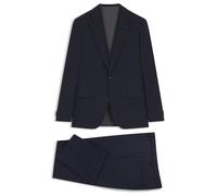 HUGO Extra Slim-Fit Dreiteiler aus strukturiertem Stretch-Gewebe - Style Arti/Hesten241V1X, 50557622 Dunkelblau 50