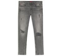 HUGO Extra Slim-Fit Jeans aus grauem Used-Denim - Style HUGO 734, 50561245 Grau 32/34