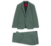 HUGO Extra Slim-Fit Popeline-Anzug aus Woll-Mix - Style Arti-Hesten253X, 50544524 Grün 48