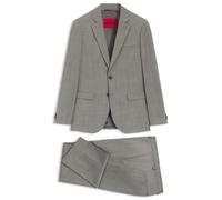 HUGO Extra Slim-Fit Popeline-Anzug aus Woll-Mix - Style Arti-Hesten253X, 50553786 Hellgrün 46