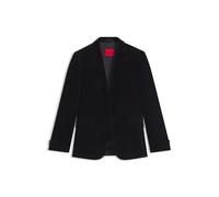 HUGO Extra Slim-Fit Sakko aus Baumwoll-Samt - Style Arti253X, 50549432 Schwarz 46