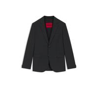 HUGO Extra Slim-Fit Sakko aus Stretch-Popeline mit Nadelstreifen - Style Arti253X, 50546667 Dunkelgrau 54