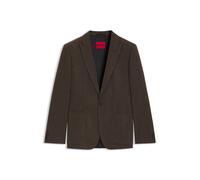 HUGO Extra Slim-Fit Sakko mit Fischgrätmuster - Style Arti253F1X, 50544694 Braun 44