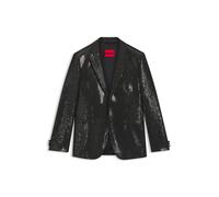 HUGO Extra Slim-Fit Sakko mit Pailletten - Style Arti254E1-H, 50549435 Schwarz 94