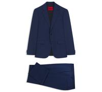 HUGO Extra Slim-Fit Zweiteiler aus Woll-Mix - Style Arti-Hesten253X, 50572228 Blau 52