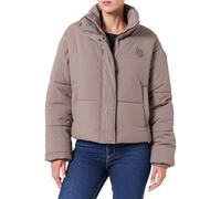 Steppjacke HUGO BLUE "Faren", Damen, Gr. L (40), rust, copper 223, Web, Obermaterial: 100% Polyamid, unifarben, kurz, elastischer Bund, Jacken Steppjacke, Relaxed Fit, mit verstellbarem Saum (99779832