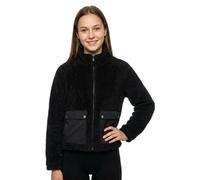 HUGO Jacke aus Kunstfell mit kontrastierenden aufgesetzten Taschen - Style Fayla-1_B, 50563093 Schwarz XS