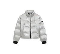 HUGO Hochglänzende Steppjacke mit Logo-Aufnäher aus Silikon - Style Fiorella-1_B, 50546368 Silber XS