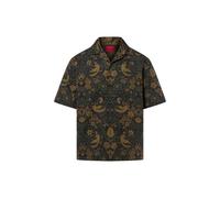 HUGO Freizeithemd Herren Comfort Fit Baumwolle schilf, S