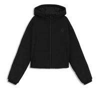 Steppjacke HUGO BLUE "Freya", Damen, Gr. XL, schwarz (schwarz 001), Web, Obermaterial: 100% Polyamid, unifarben, casual, relaxed fit normal, Langarm elastischer Bund, Jacken, Relaxed Fit, mit Kapuze (