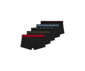 HUGO Fünferpack Boxershorts aus Stretch-Baumwolle - Style TRUNK FIVE PACK, 50532619 Schwarz S