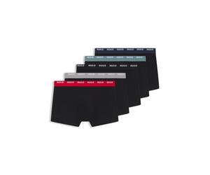 HUGO Fünferpack Boxershorts aus Stretch-Baumwolle - Style TRUNK FIVE PACK, 50532619 Schwarz S