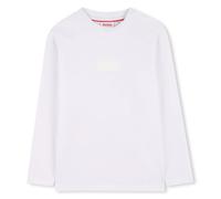 HUGO Kids-Longsleeve aus Baumwolle mit Split-Logo - Style G00437/09B06A, G00437 Weiß 126