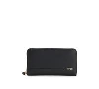 HUGO Geldbörse aus Kunstleder - Style Yorih_Zip Ar. Wallet, 50567835 Schwarz ONESI