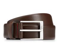 HUGO Gellot Sz35 Leather Belt W120 Dark Brown