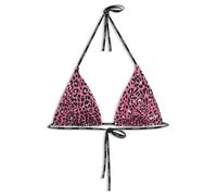 HUGO Gemustertes Bikinitop mit Logo-Bändern - Style PURE_TRIANGLE, 50540671 Gemustert XS