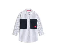 HUGO Gestreiftes Kids-Hemd - Style G01267/85C04A, G01267 Dunkelblau 102