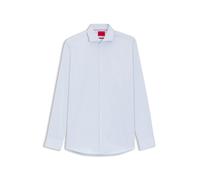 HUGO Gestreiftes Slim-Fit Business-Hemd aus Baumwolle - Style Kason, 50482056 Hellblau 46