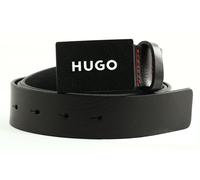 HUGO Gilao Sz35 Leather Belt W80 Black