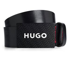 HUGO Gilao-Z Sz35 Leather Belt W80 Black